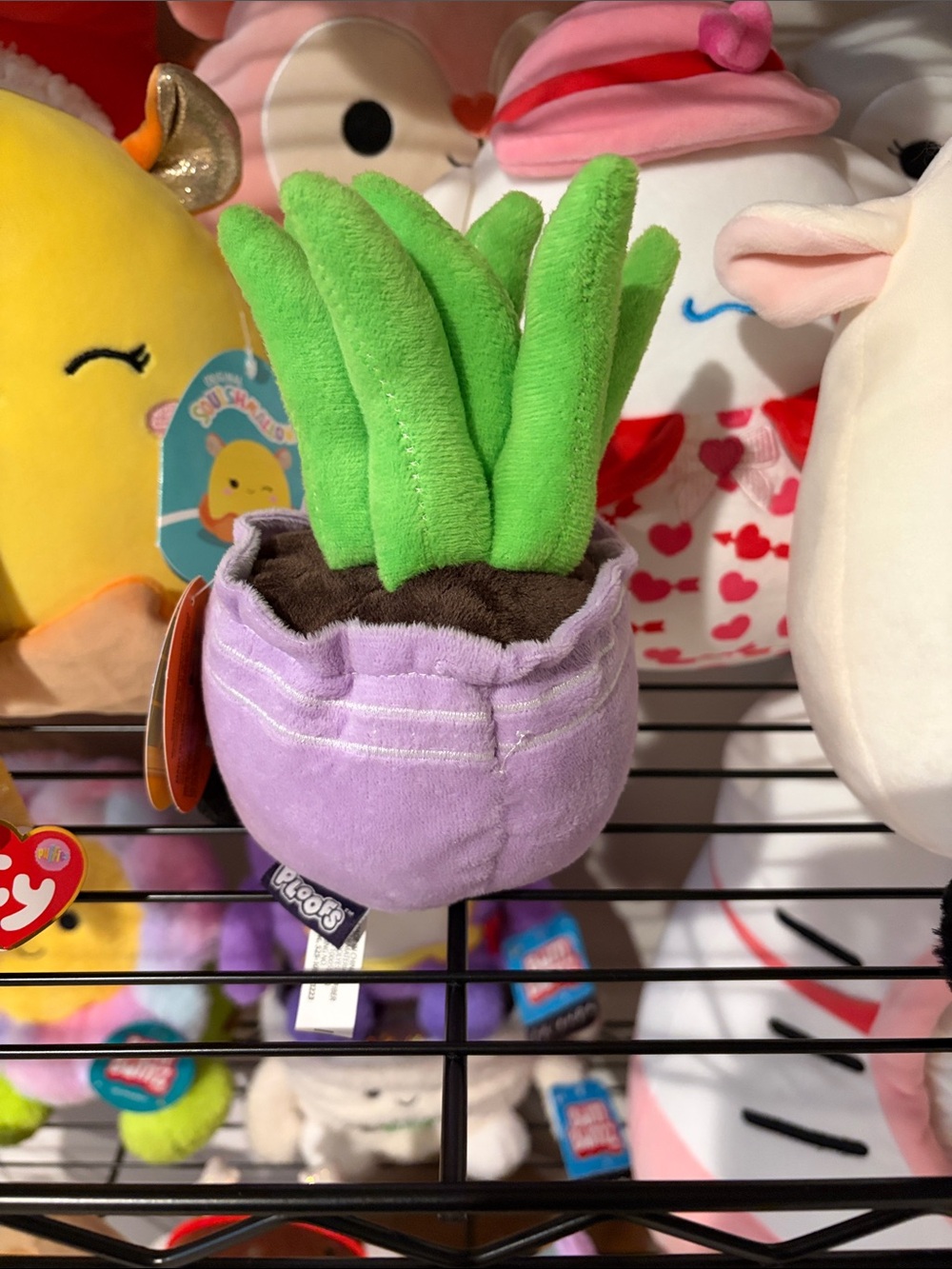 Vera the Purple Aloe Vera Ploofs Snuggly Sprouts Plush Potted Plant BNWT - Picture 2 of 4